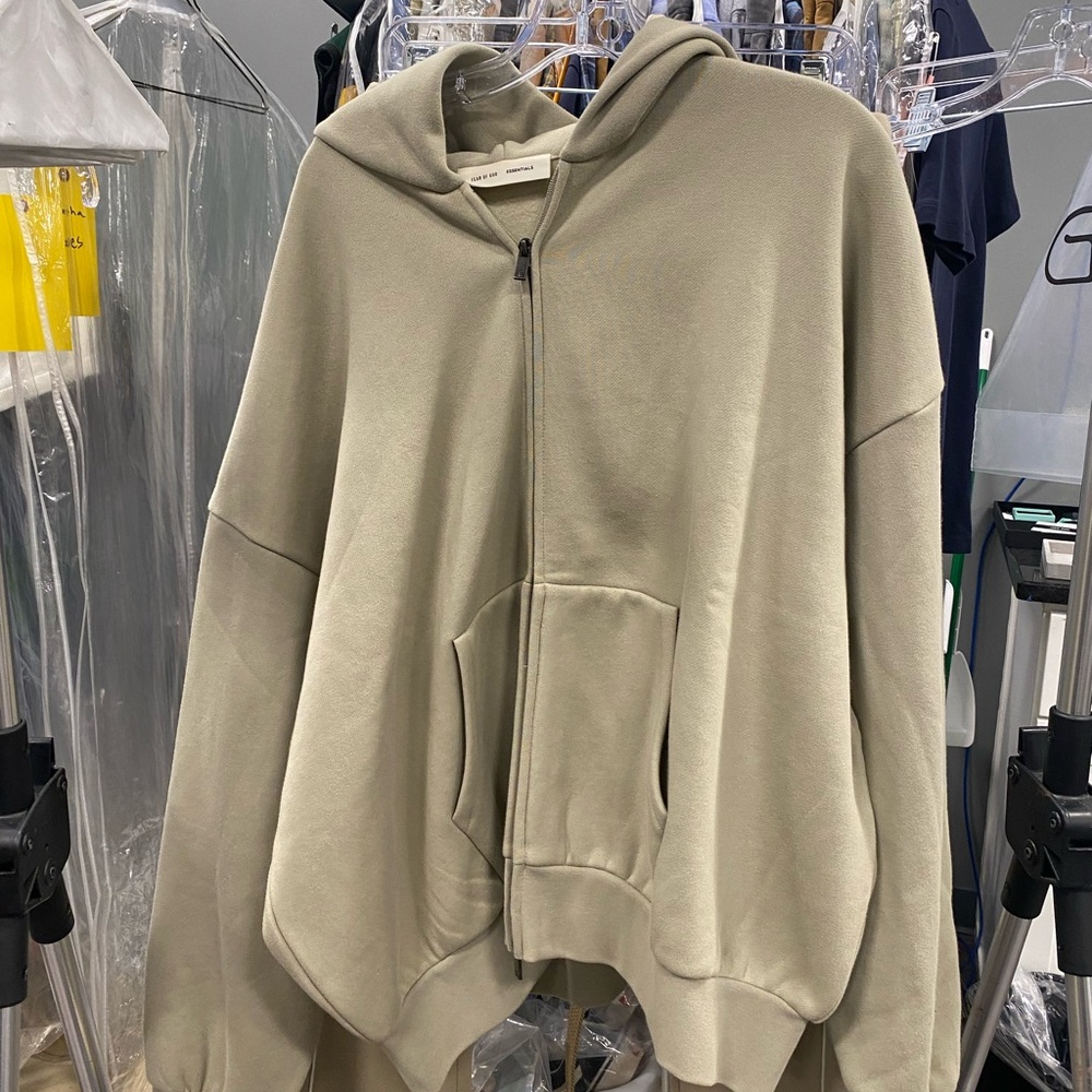 Fear of God Essentials Taupe Hoodie
